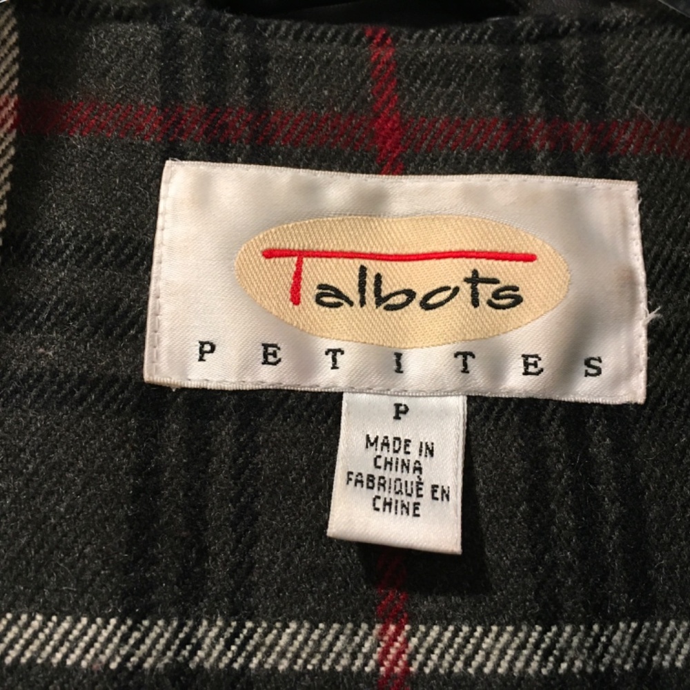 Talbots Petites Black Polyester Winter Jacket Wit… - image 6